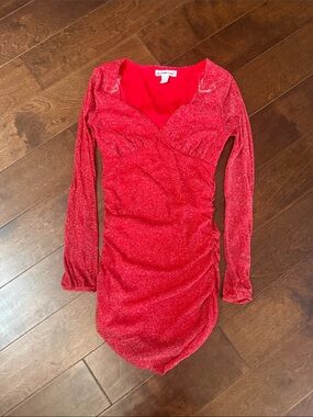 red sequin dress charlotte russe Charlotte Russe | Dresses | Red Sequin Long Sleeve Mini Dress